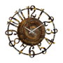 Wallity Reloj de Pared de Metal Decorativo Multicolor